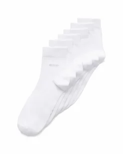 ECCO Socks | Socks-Classic Ankle Cut 3-Pack White