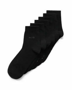 ECCO Socks | Socks-Classic Ankle Cut 3-Pack Black
