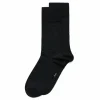 ECCO Socks-Classic Honeycomb Mid Cut Black