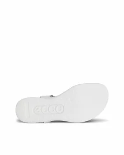 ECCO Sandals-FLOWT WEDGE CORK White