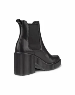 ECCO Heels-FLUTED HEEL Black