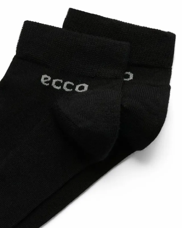 ECCO Socks | Socks-Longlife Low Cut 2-Pack Black