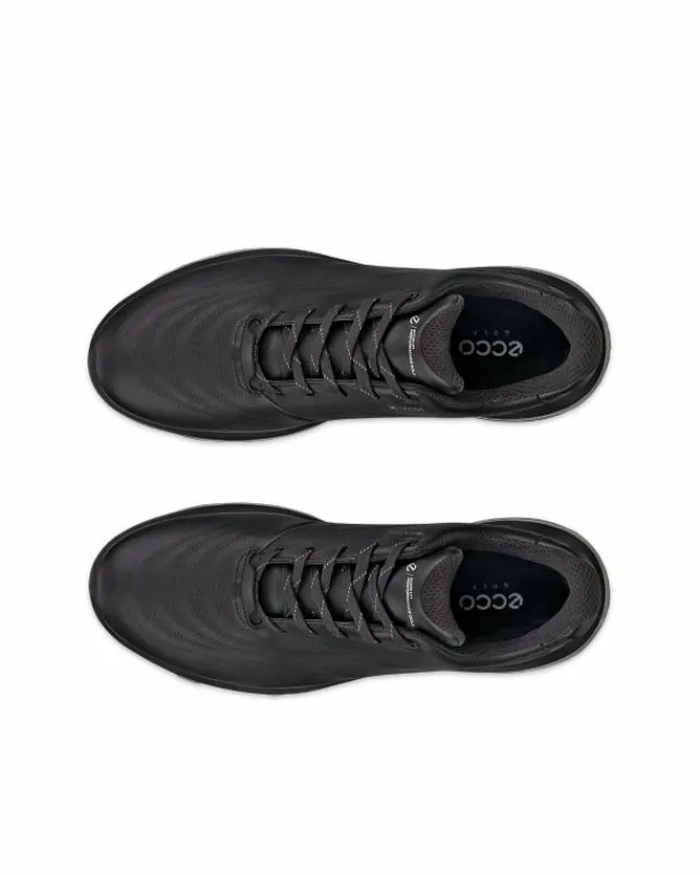 ECCO Leather | Wide Fit-M GOLF LT1 Black