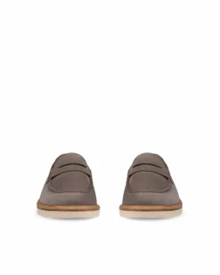 ECCO Slip Ons | Business-METROPOLE LONDON Grey