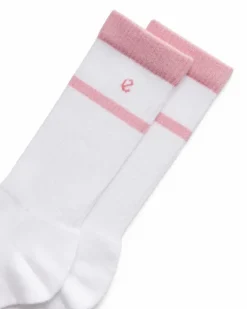 ECCO Socks | Socks-Retro Mid-Cut White