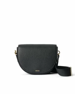 ECCO Crossbody & Shoulder Bags-Saddle Bag Black