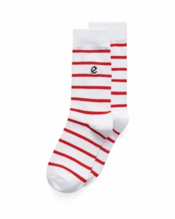 ECCO Socks-Women Classic Striped Red